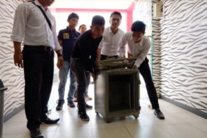 Brankas Yang Dibobol Maling, Foto BP