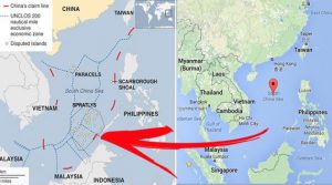 Peta Sengketa Laut Cina Selatan